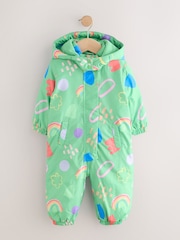 Green Shower Resistant Snowsuit (3mths-7yrs) - Image 4 of 8