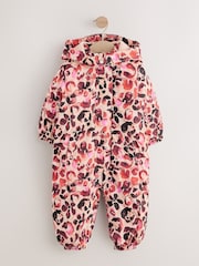 Multi Animal Print Shower Resistant Snowsuit (3mths-7yrs) - Image 1 of 5