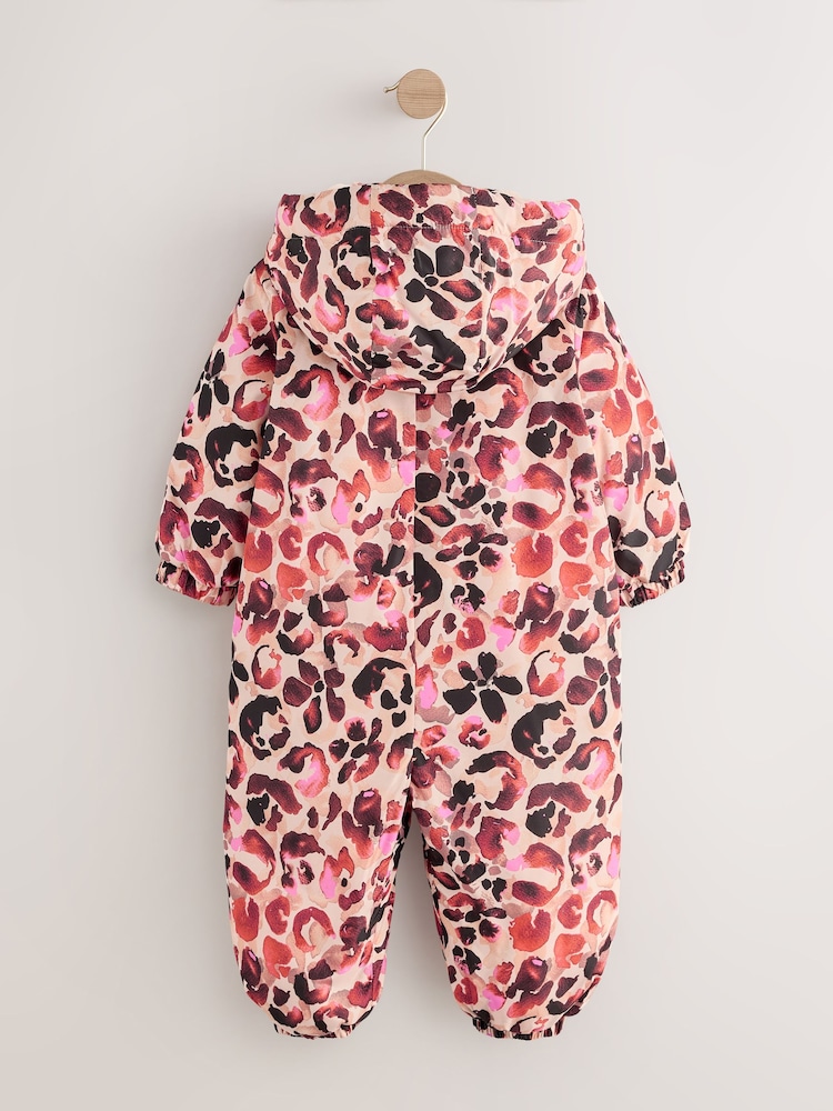 Multi Animal Print Shower Resistant Snowsuit (3mths-7yrs) - Image 2 of 5 Multi Animal Print Shower Resistant Snowsuit (3mths-7yrs) - Image 2 of 5