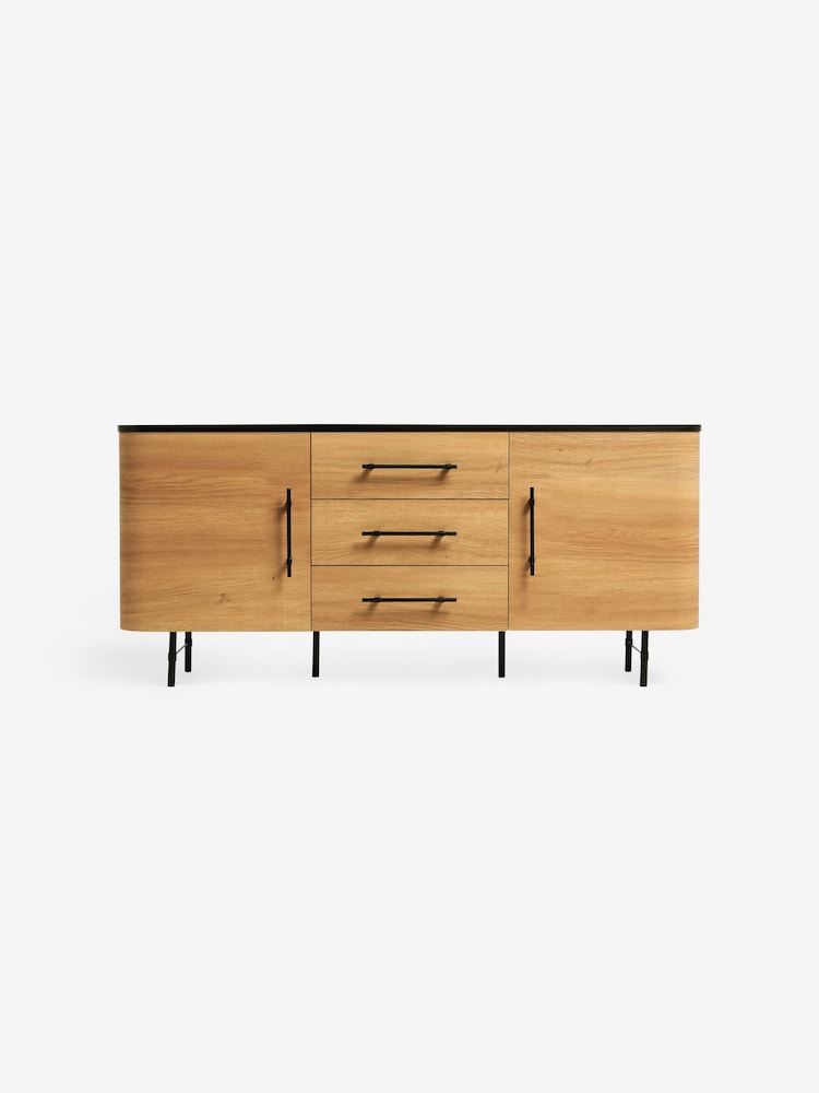 MADE.COM Oak Effect Zeke Large Sideboard - Image 5 of 5
