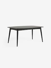 MADE.COM Black Stain Oak Deauville Rectangular 6 to 8 Seater Extending Dining Table - Image 6 of 7