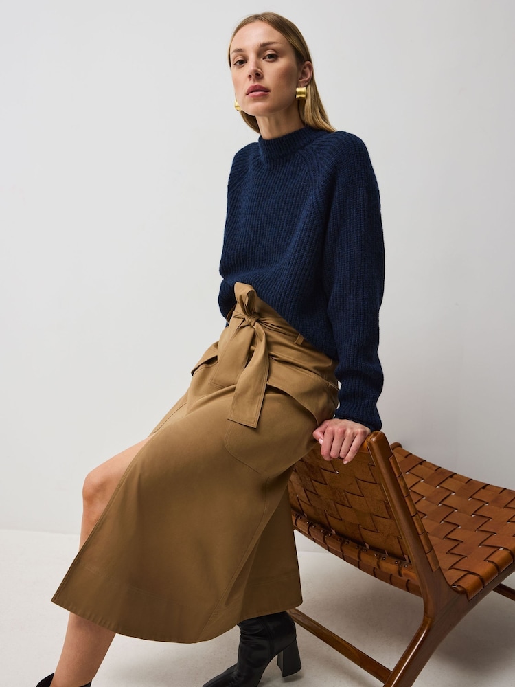 Vivere Blue Marie Crew Neck Jumper - Image 2 of 4