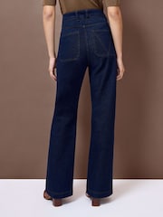 Vivere Blue Lauren Denim Straight Leg Jeans - Image 2 of 5