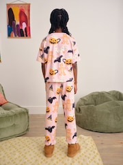 Pink Halloween Print Pyjamas 1 Pack (3-16yrs) - Image 3 of 8