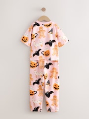 Pink Halloween Print Pyjamas 1 Pack (3-16yrs) - Image 6 of 8