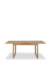 Bentley Designs Rustic Oak Delta 4-6 Extendable Table - Image 5 of 6