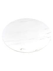 Bentley Designs Matt White Modus Stone Gaslift Table - Image 3 of 3