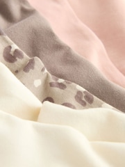 Ecru/Pink Slogan Print Wide Leg Pyjamas 3 Pack (9mths-10yrs) - Image 6 of 7