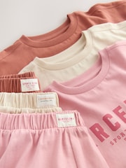 Pink/Cream City Print Pyjamas 3 Pack (3-16yrs) - Image 10 of 10