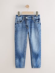 Mid Blue Denim Mom Long Length Jeans (3-16yrs) - Image 1 of 5