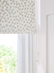 Natural Spot Print Ready Made Blackout Kitchen Moisture Resistant Roller Blind - Image 3 of 6