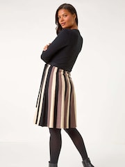 pardo - Roman Roman de malha verticais Stripe Dress - Imagem 6 de 6