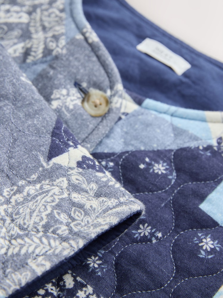 Multi Navy Quilted Shacket (3-16yrs) - Image 11 of 11