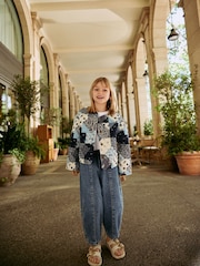 Multi Navy Quilted Shacket (3-16yrs) - Image 2 of 11