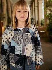 Multi Navy Quilted Shacket (3-16yrs) - Image 5 of 11