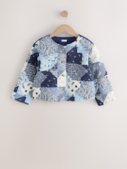 Multi Navy Quilted Shacket (3-16yrs) - Image 8 of 11