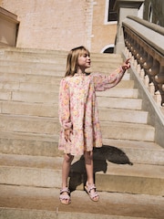 Sage Green Ditsy Tiered Dress (3-16yrs) - Image 1 of 11