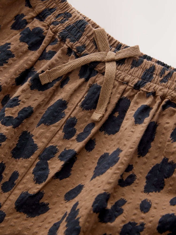 Leopard Print Pull-On 100% Cotton Trousers (3-16yrs) - Image 8 of 8 Leopard Print Pull-On 100% Cotton Trousers (3-16yrs) - Image 8 of 8