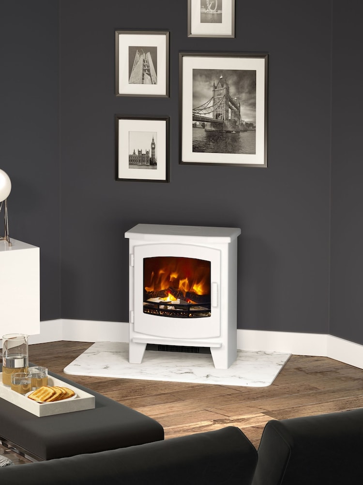 Be Modern White Beacon Small Freestanding Electric Stove - Image 1 of 7