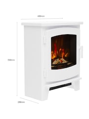 Be Modern White Beacon Small Freestanding Electric Stove - Image 4 of 7