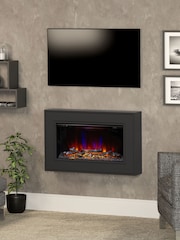 Be Modern Anthracite Albali Wall Mounted Electric Fire - Image 1 of 7