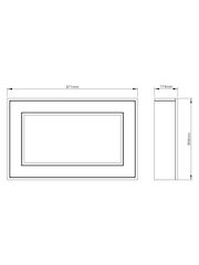 Be Modern Anthracite Albali Wall Mounted Electric Fire - Image 7 of 7