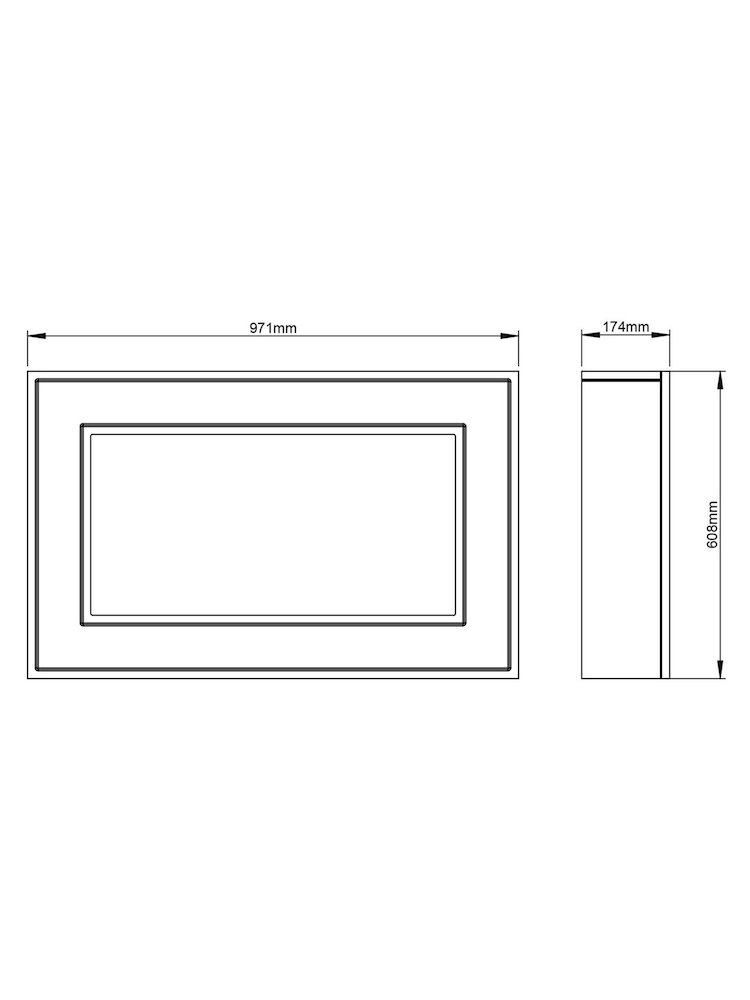 Be Modern Anthracite Albali Wall Mounted Electric Fire - Image 7 of 7