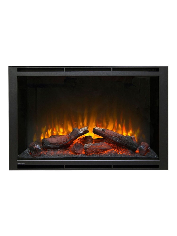 Be Modern Black Elsie Inset Wall Mounted Electric Fire 950 HD - Image 2 of 5