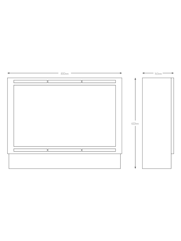 Be Modern Black Elsie Inset Wall Mounted Electric Fire 950 HD - Image 5 of 5