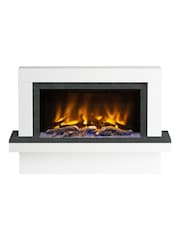 Be Modern Ice White Vardo Complete 47inch Electric Fireplace - Image 2 of 5