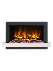 Be Modern Matt Cashmere Huxton Wall Mounted 41inch Electric Fire - Image 2 of 6