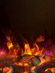 Be Modern Black Quatro Wall Mounted Electric Fire - Image 3 of 7