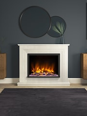 Be Modern Manila Micro Marble Cabrina Complete Electric Fireplace - Image 1 of 5