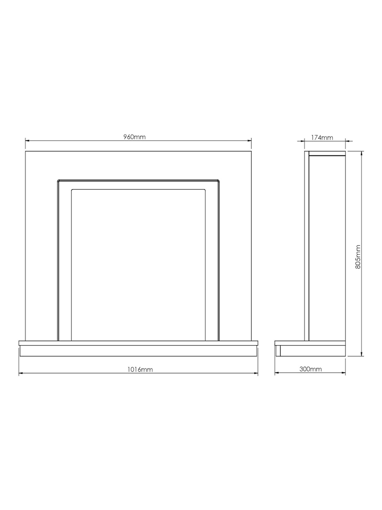 Be Modern Stone Colby Complete Electric Fireplace - Image 7 of 7