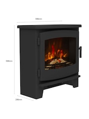 Be Modern Black Beacon Large Freestanding Electric Stove - Image 5 of 7