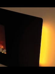 Be Modern Black Amari Wall Mounted Electric Fire - Image 4 of 8