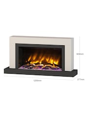Be Modern Cashmere Vardo Wall Mounted 47inch Electric Fire - Image 4 of 6