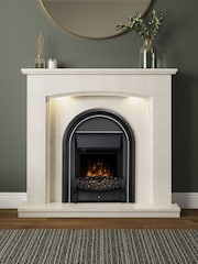 Be Modern Black Abbey Inset Electric Fire - Image 2 of 4