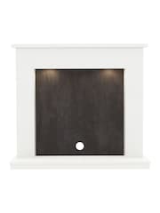 Be Modern Grey Micro Marble Allensford Inglenook with Undermantel Lighting - Image 2 of 6