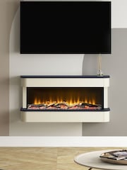 Be Modern Indigo Juliette Wall Mounted Electric Fire - Image 1 of 6