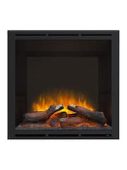 Be Modern Black Elsie Inset Wall Mounted Electric Fire 900 HD - Image 2 of 4