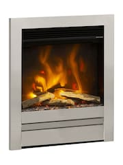 Be Modern Chrome Pryzm Edge 16inch Inset Electric Fire - Image 2 of 5