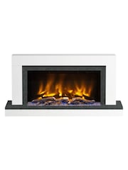 Be Modern Ice White Vardo Wall Mounted 47inch Electric Fire - Image 2 of 5