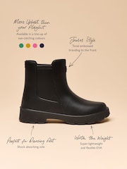 Joules Raindance Black Lightweight Ankle Wellies - Image 6 of 7