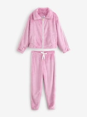 Jim Jam the Label Pink Zip Through Lounge Set - Image 1 of 3