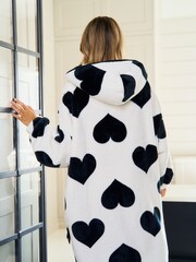 Jim Jam the Label Oversized Heart White Hoodie - Image 2 of 5