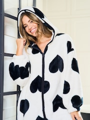 Jim Jam the Label Oversized Heart White Hoodie - Image 4 of 5