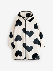 Jim Jam the Label Oversized Heart White Hoodie - Image 5 of 5