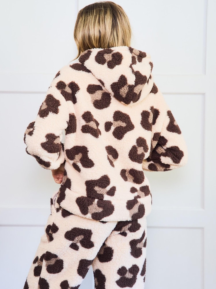 Jim Jam the Label Animal Twosie Brown Fleece - Image 2 of 2
