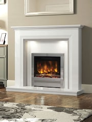 Be Modern Chrome Pryzm Edge 22inch Inset Electric Fireplace - Image 1 of 5
